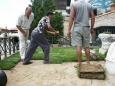 Sod laying